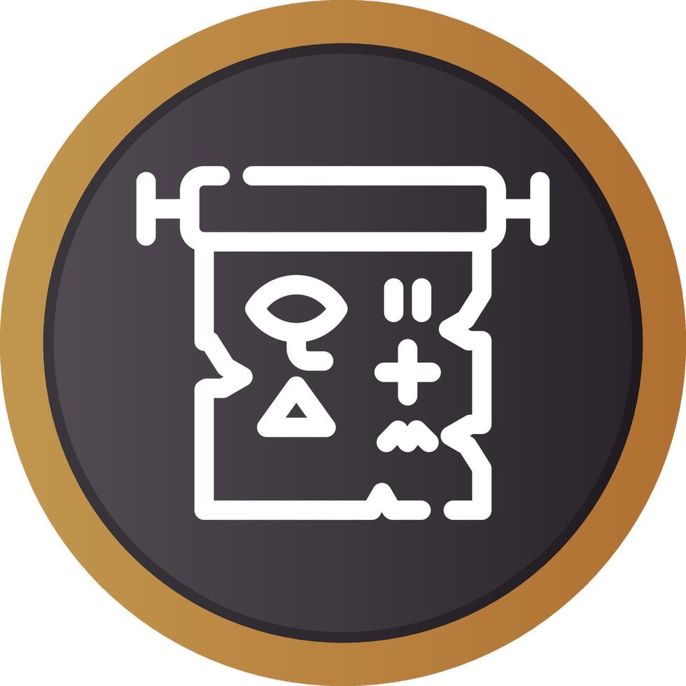 Hieroglyph Creative Icon Design vector