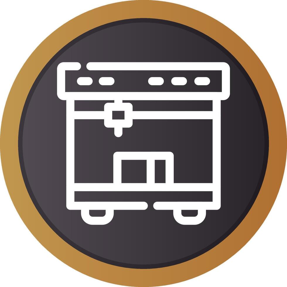 3D Printing Creative Icon Design vector
