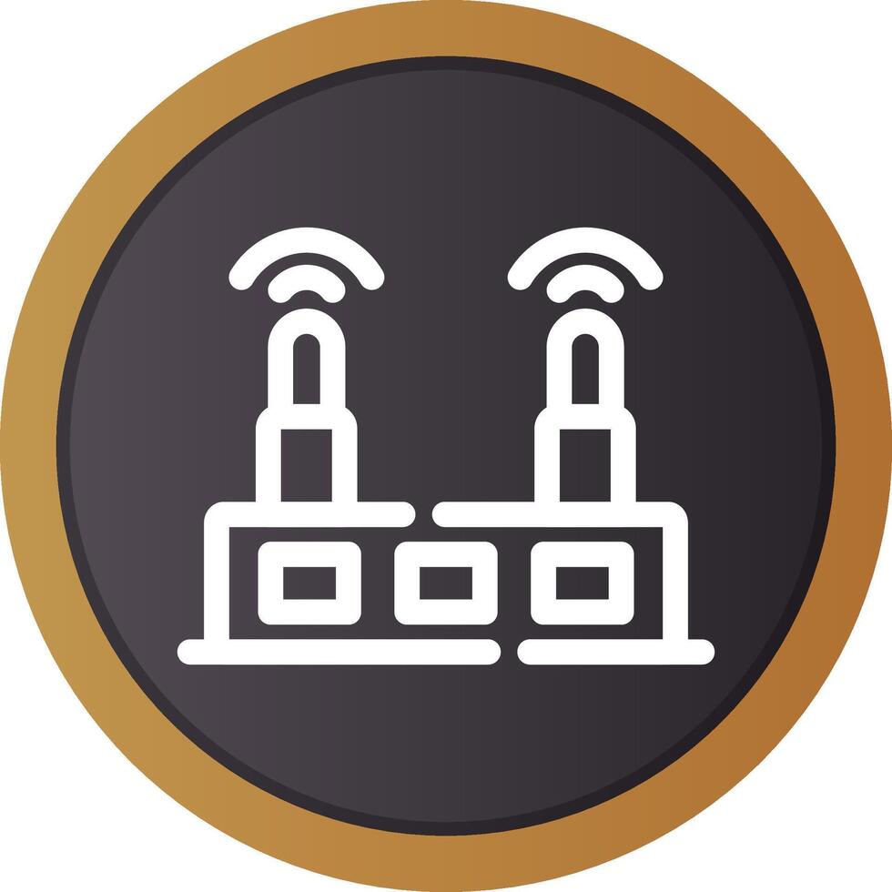 Wifi Router Creative Icon Design vector