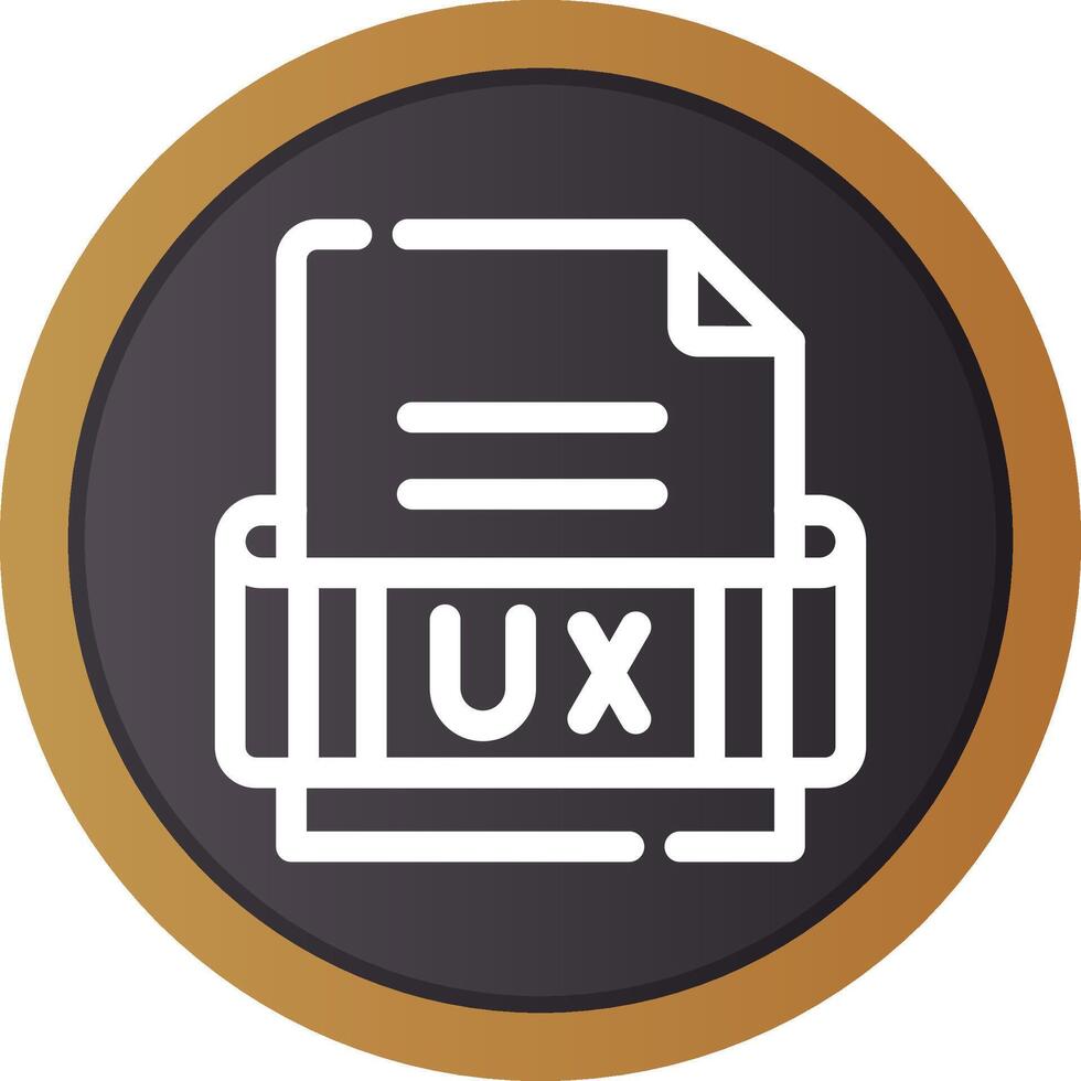 Ux Format Creative Icon Design vector