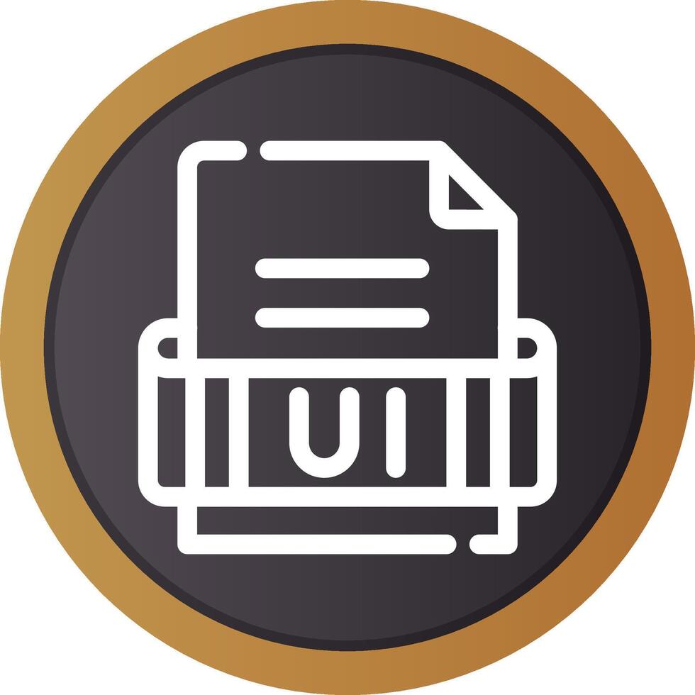 Ui Format Creative Icon Design vector