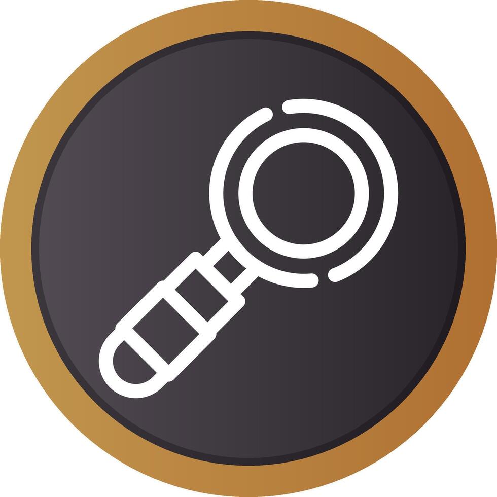 Magnifying Glass Creative Icon Design vector