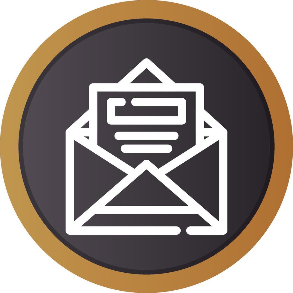 Open Email Creative Icon Design vector