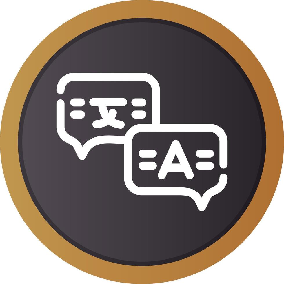 Language Creative Icon Design vector