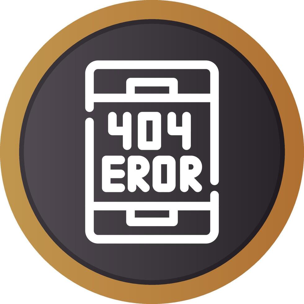 Error Creative Icon Design vector