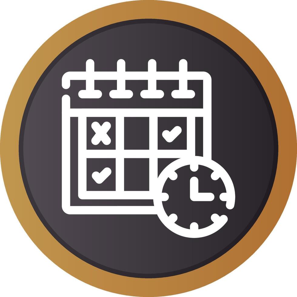 Schedule Creative Icon Design vector