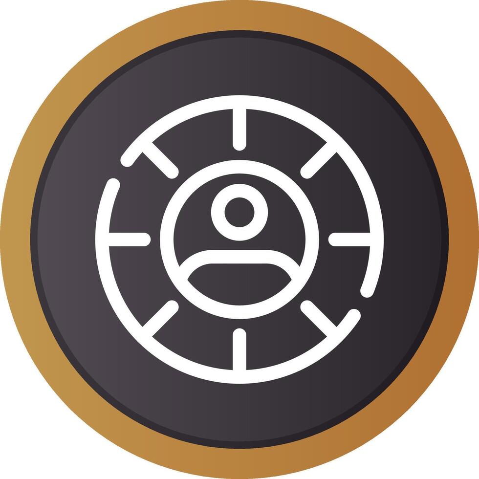 Targeting Creative Icon Design vector