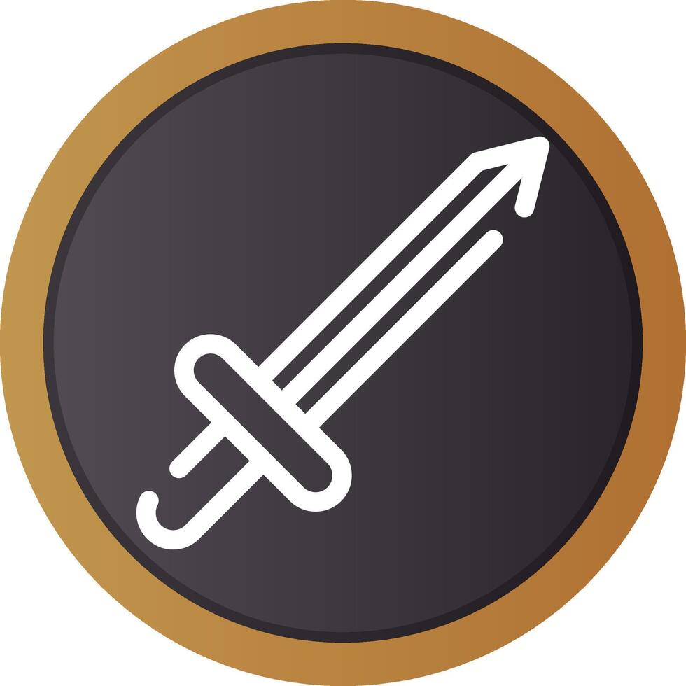 juego espada creativo icono diseño vector