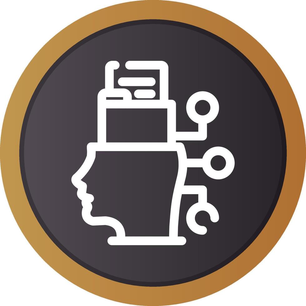 Intelligent Data Creative Icon Design vector