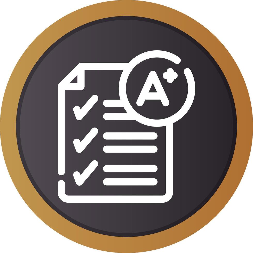 Grade Creative Icon Design vector