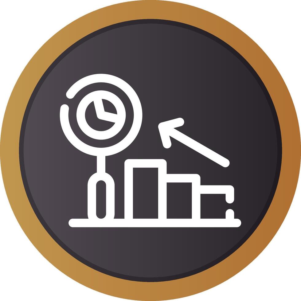 Predictive Analytics Creative Icon Design vector