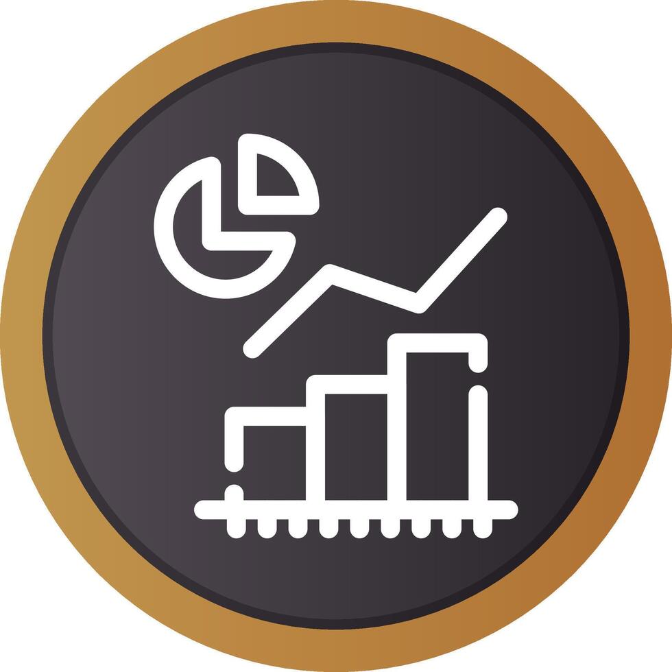 Statistical Analysis Creative Icon Design vector