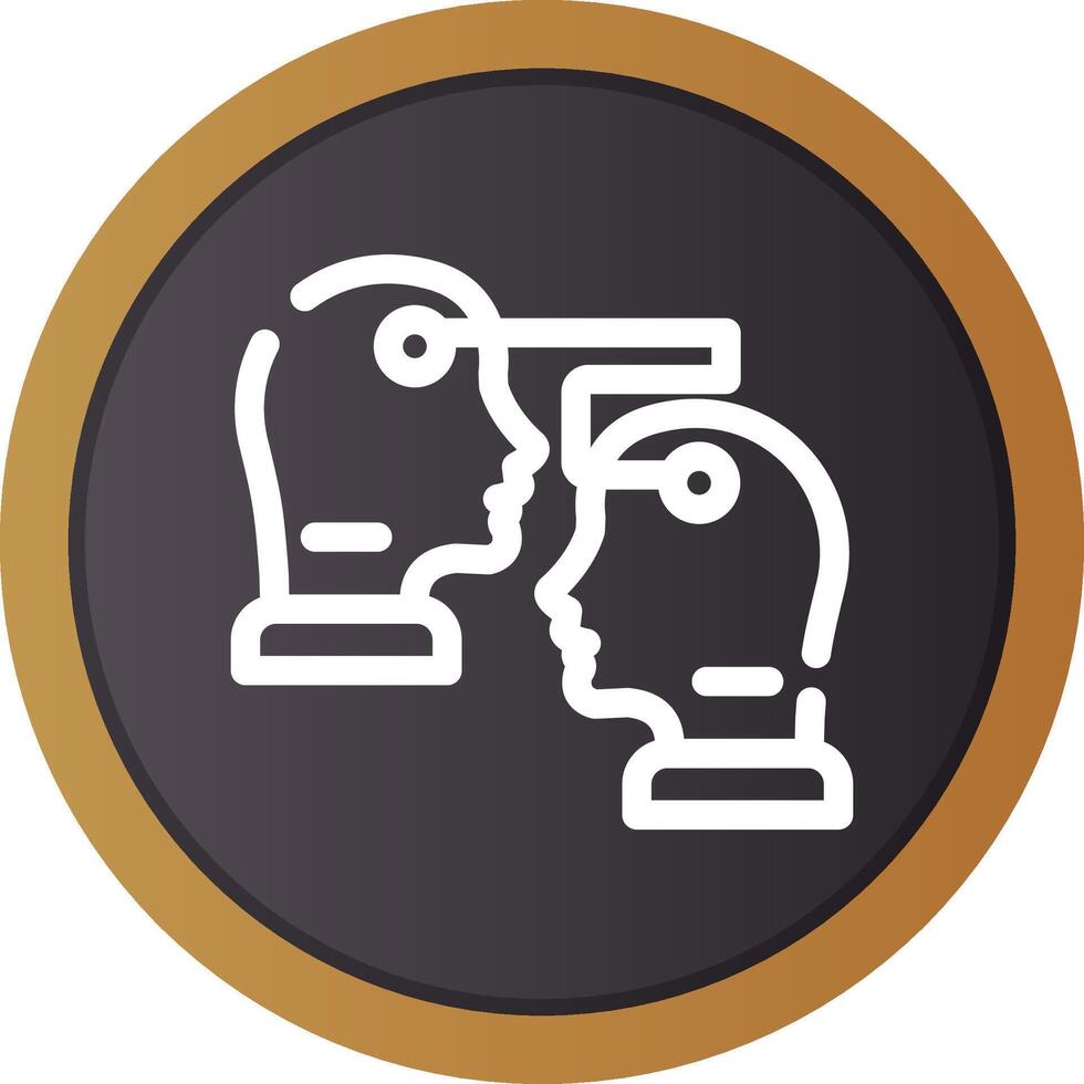 Telepathy Creative Icon Design vector