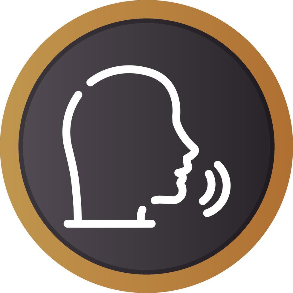 Speaking Creative Icon Design vector