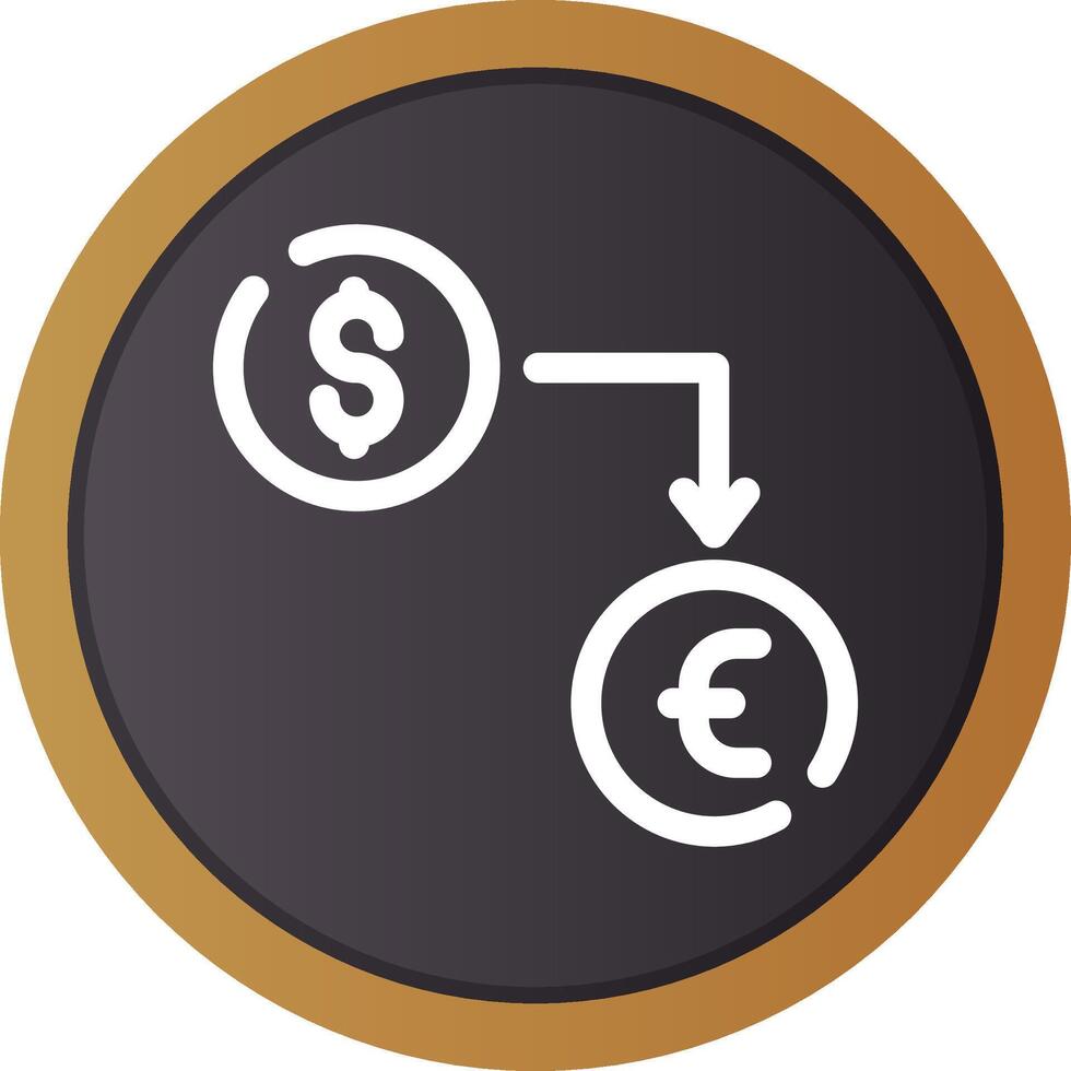 Currency Exchange Creative Icon Design vector