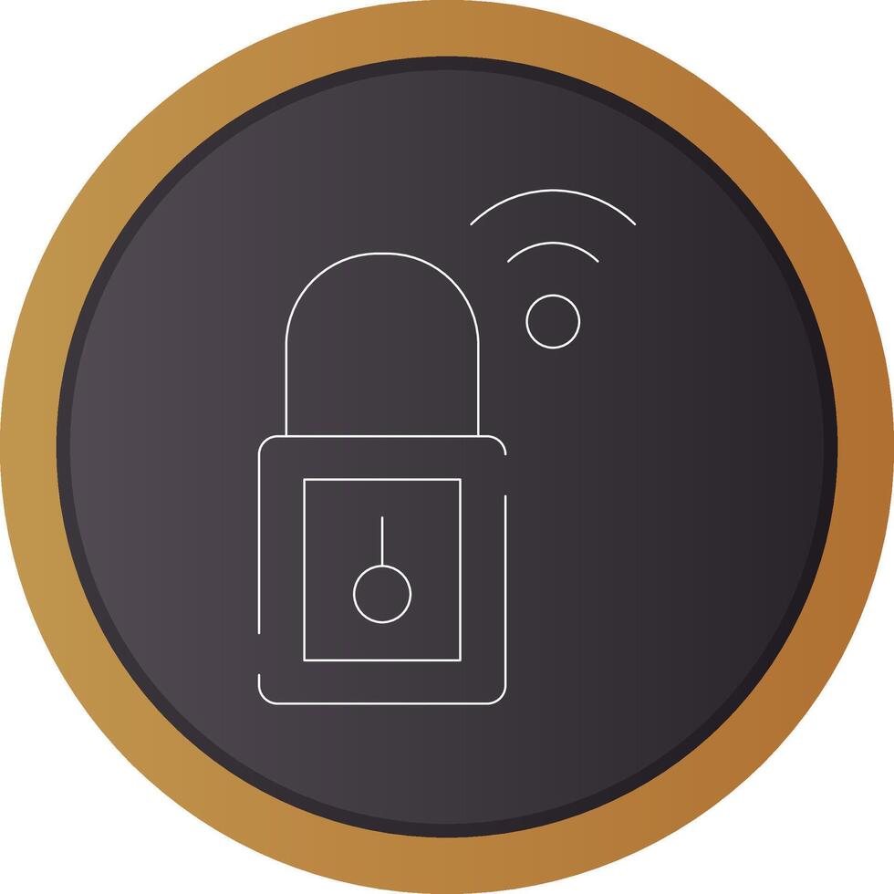 Smart Security Creative Icon Design vector