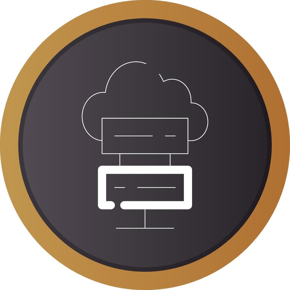 Cloud Computing Creative Icon Design vector