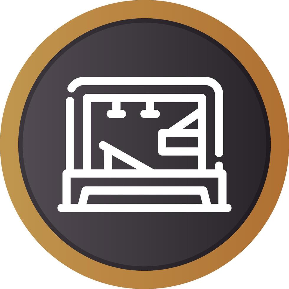 Pilates Tower Creative Icon Design vector