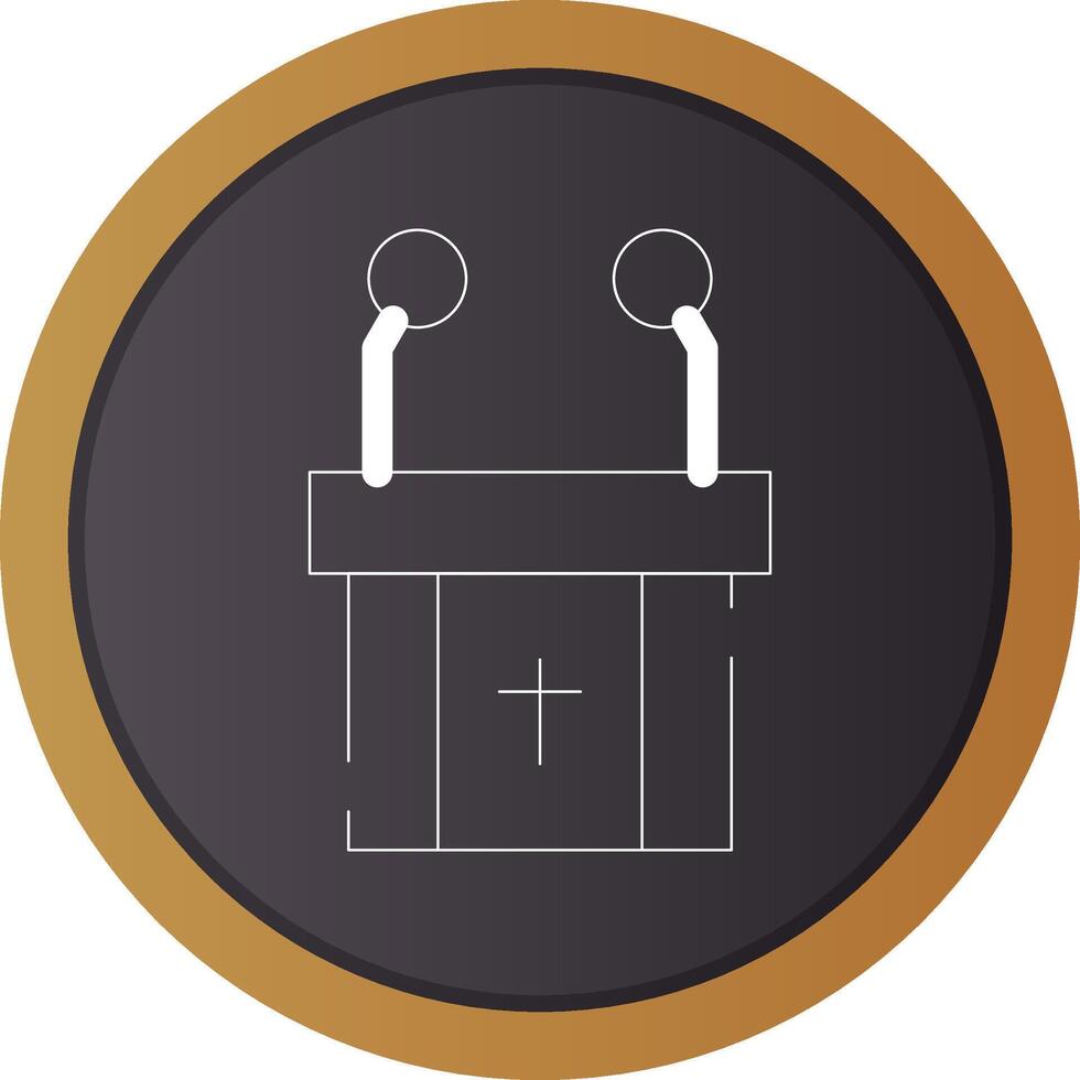 Pulpit Creative Icon Design vector