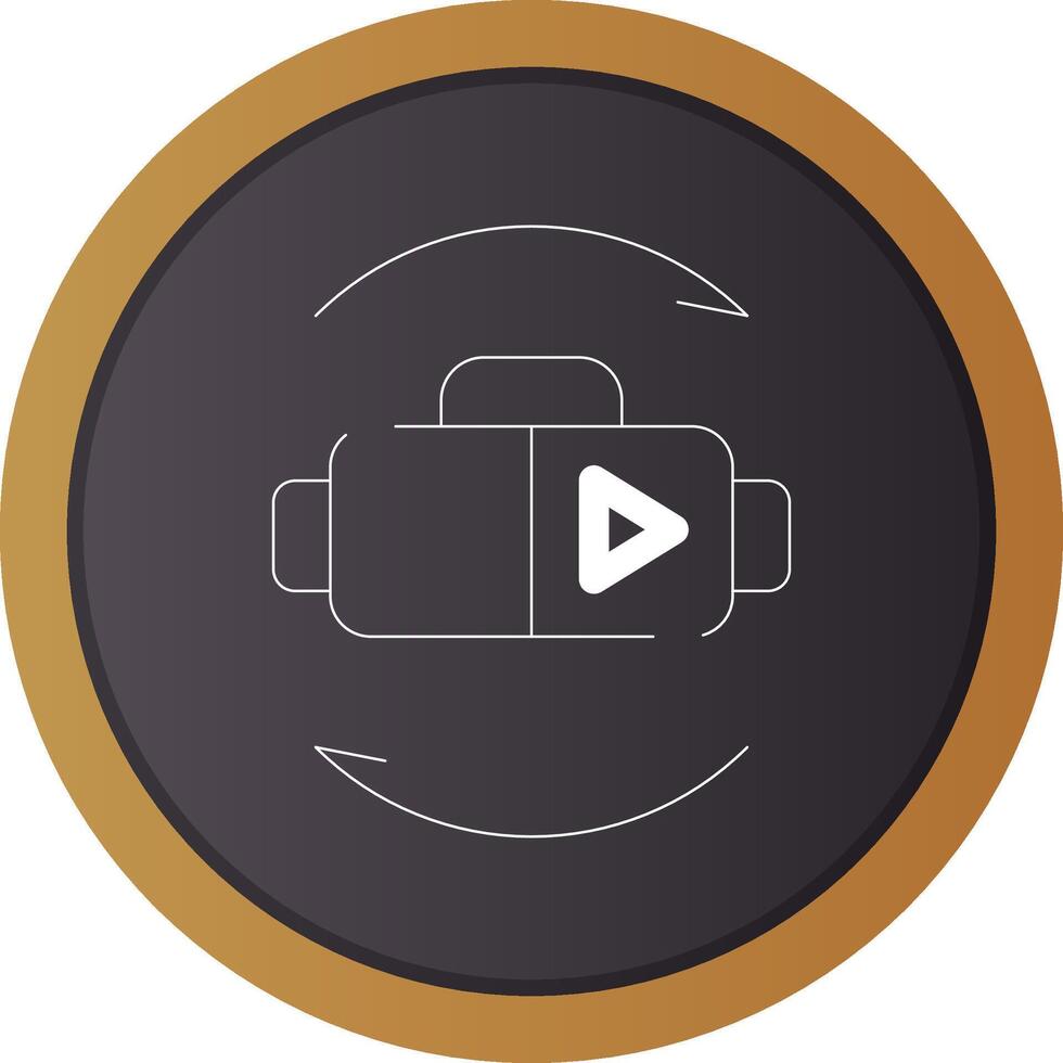 Virtual Reality Creative Icon Design vector