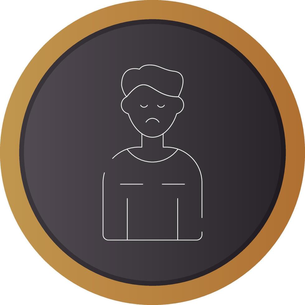 Grief Creative Icon Design vector