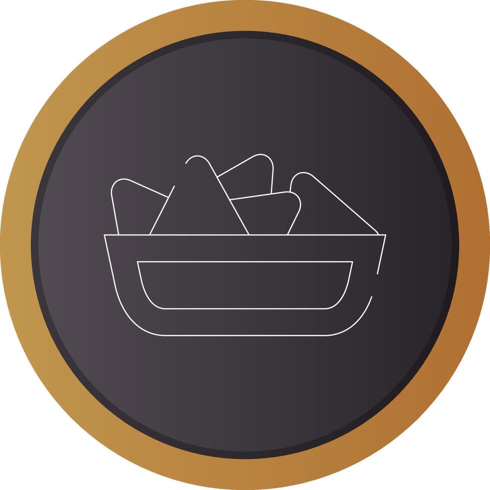 Nachos Creative Icon Design vector