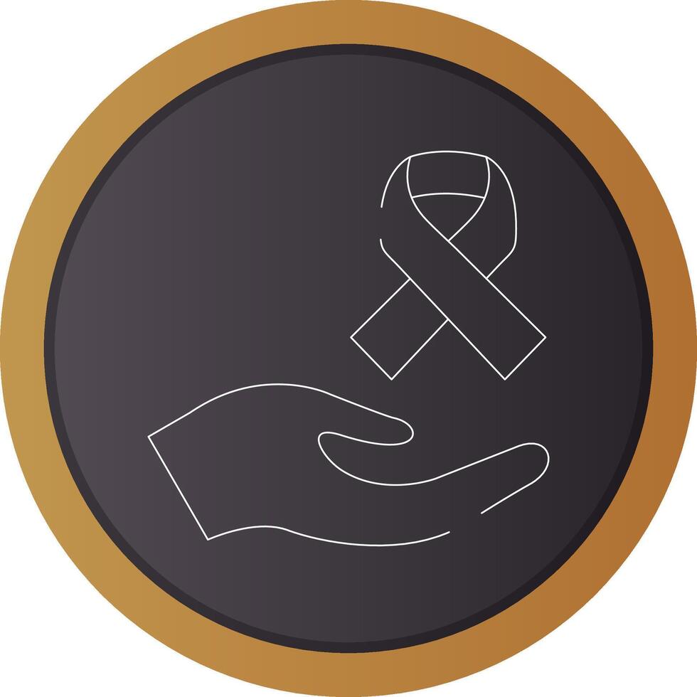 Cancer Diagnosis Creative Icon Design vector