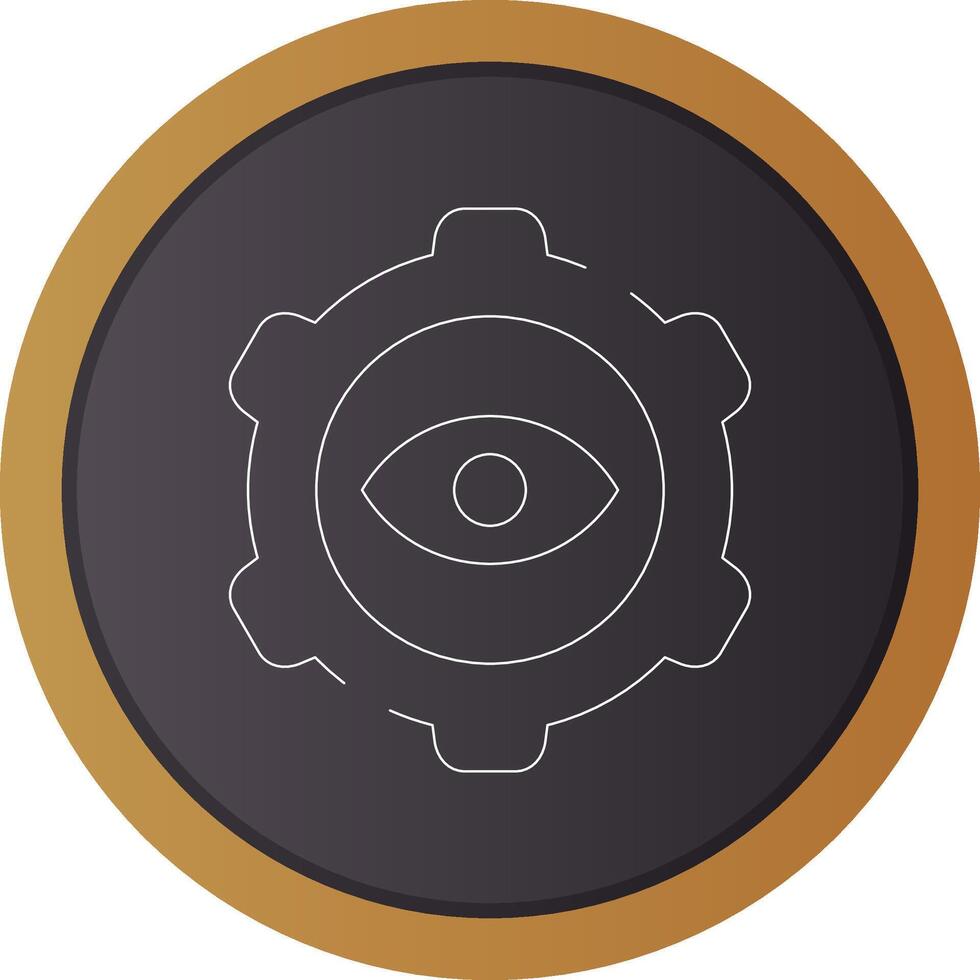 Eye Setting Creative Icon Design vector