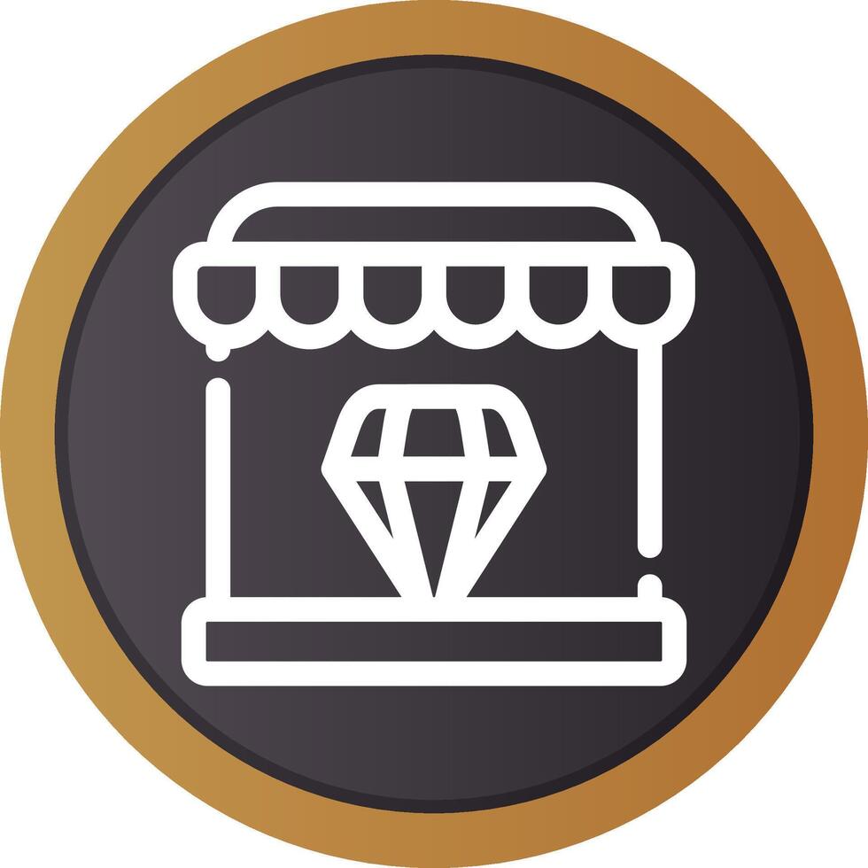 Diamond Shop Creative Icon Design vector