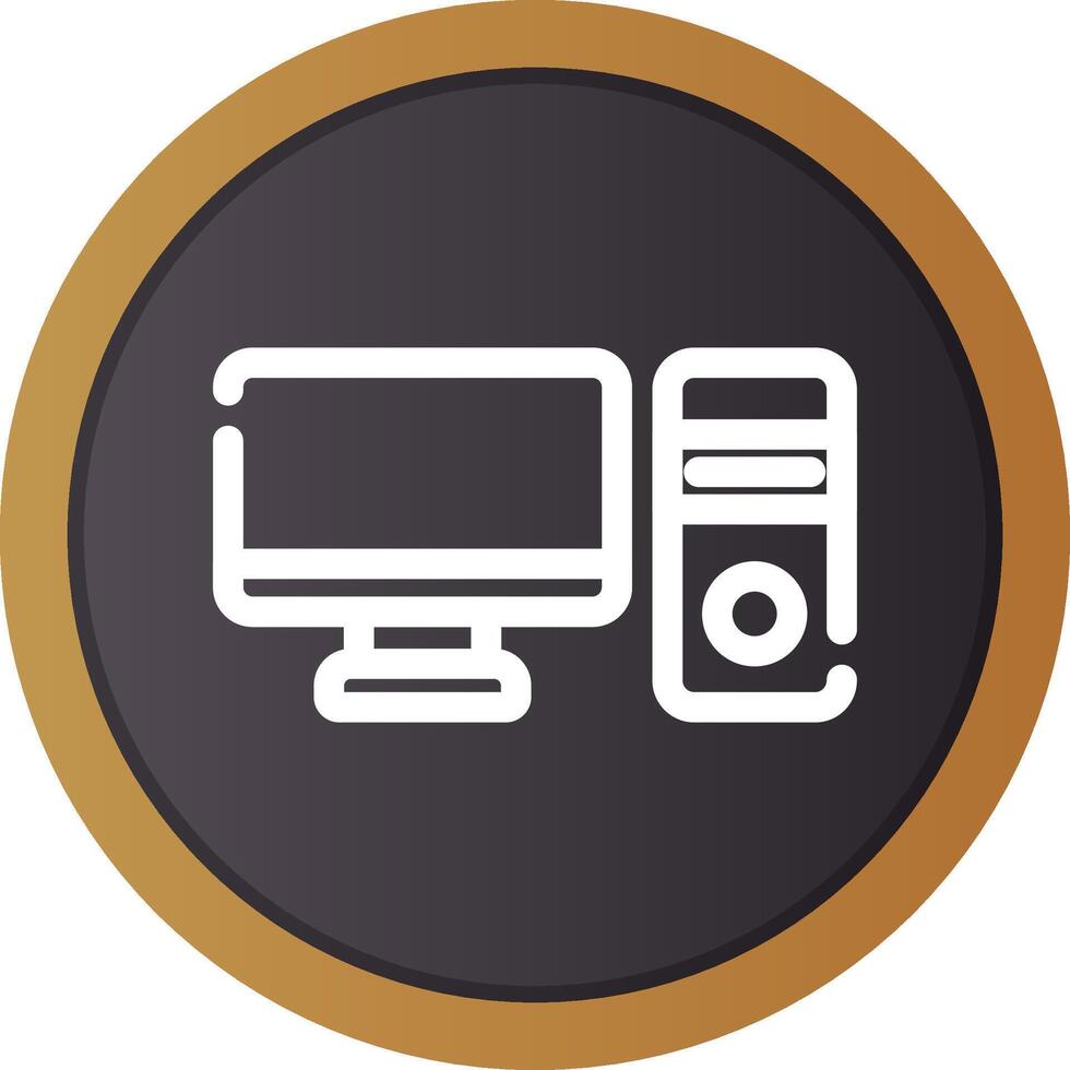 Computer Creative Icon Design vector