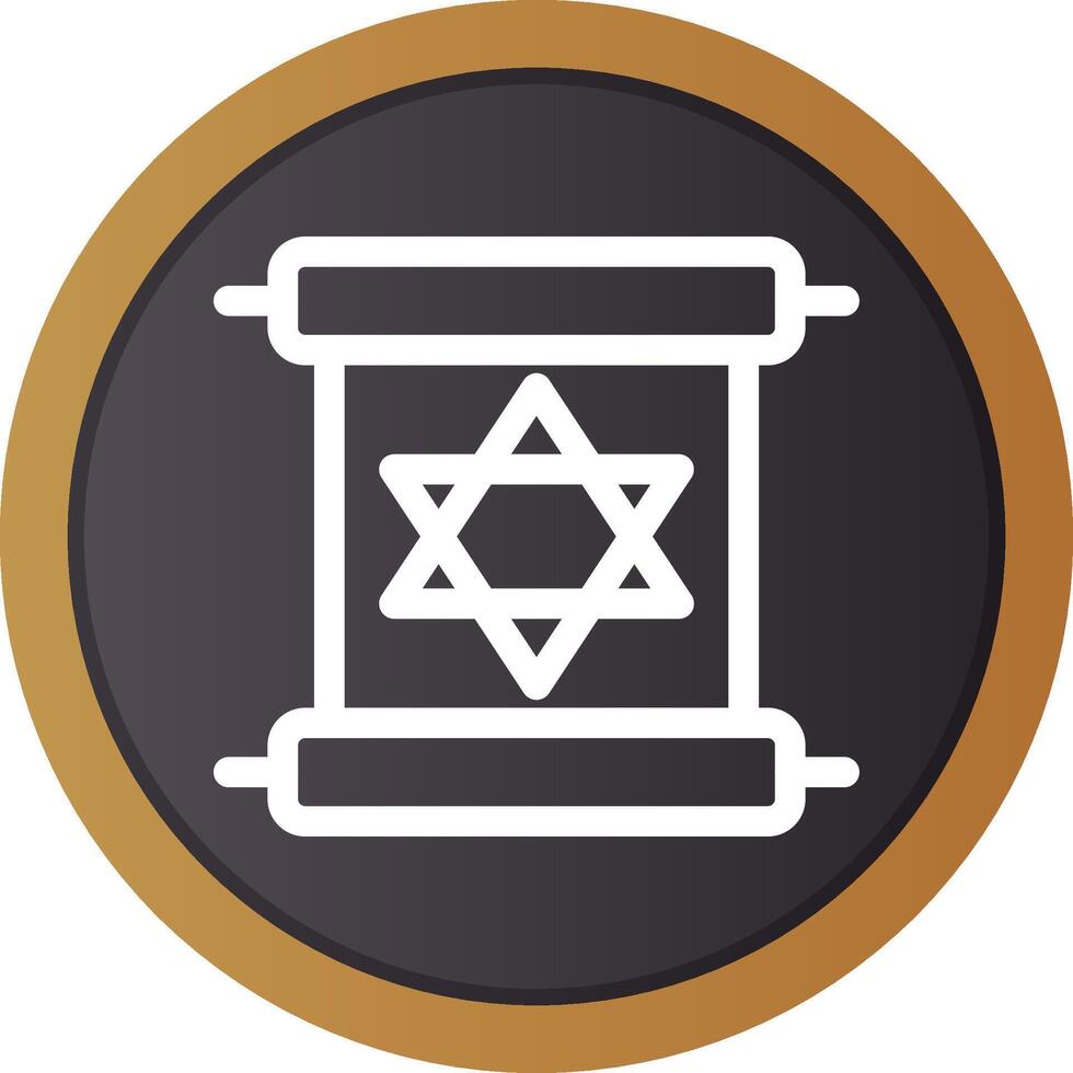 Scroll torah Creative Icon Design vector