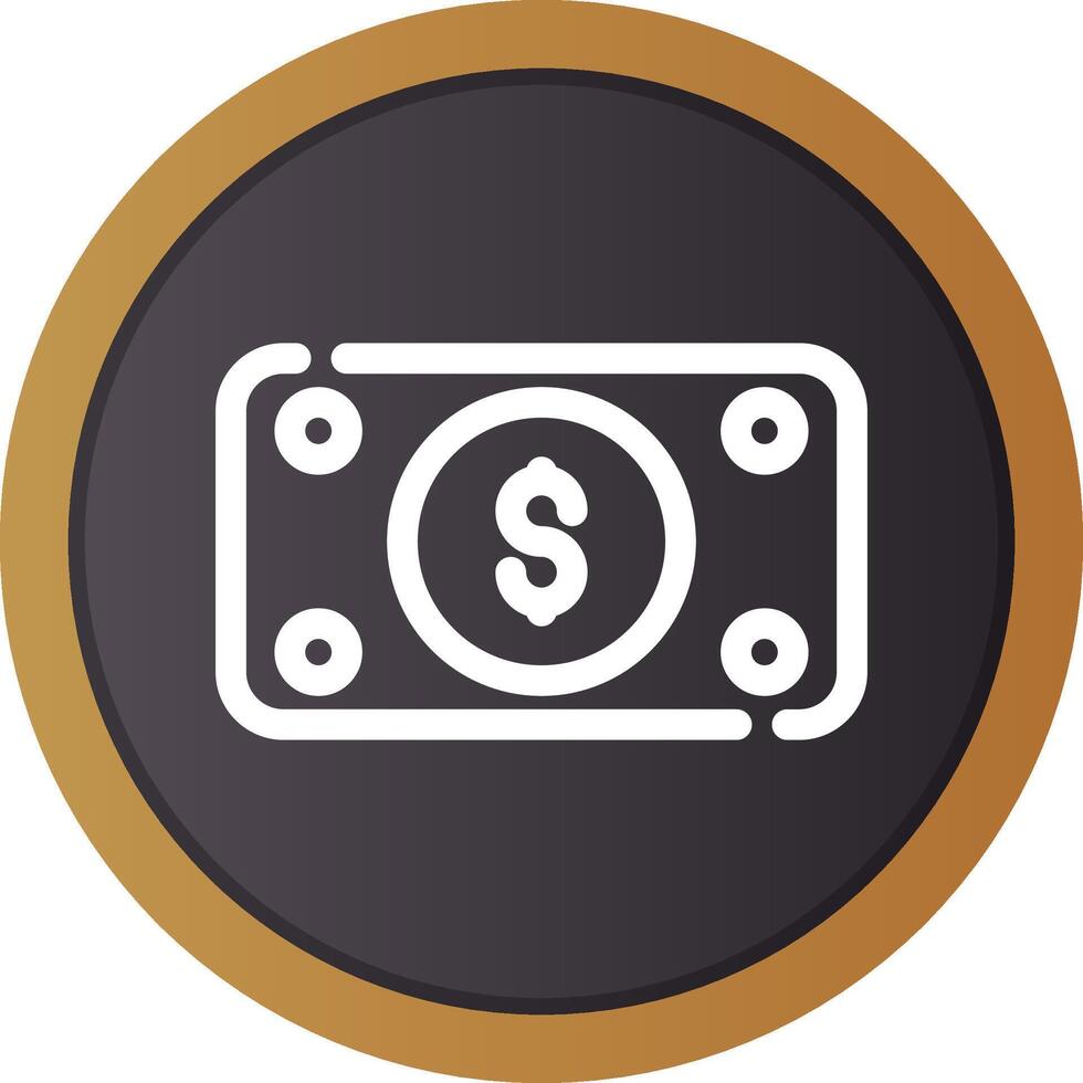 Money Bill Wave Creative Icon Design vector