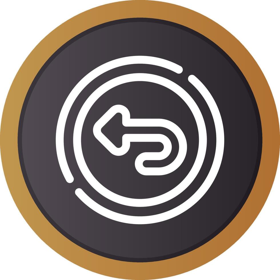 Undo Creative Icon Design vector