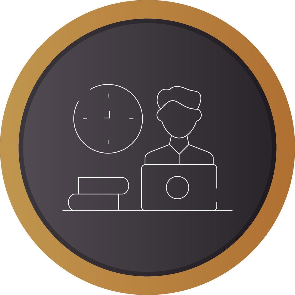Work Habits Creative Icon Design vector