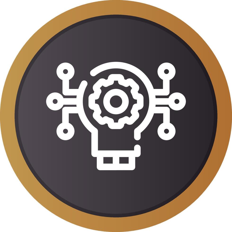 Technology Disruption Creative Icon Design vector