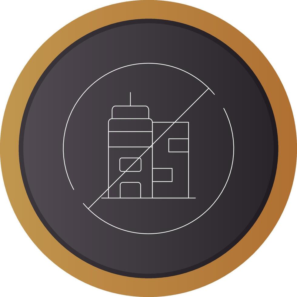No Commute Creative Icon Design vector