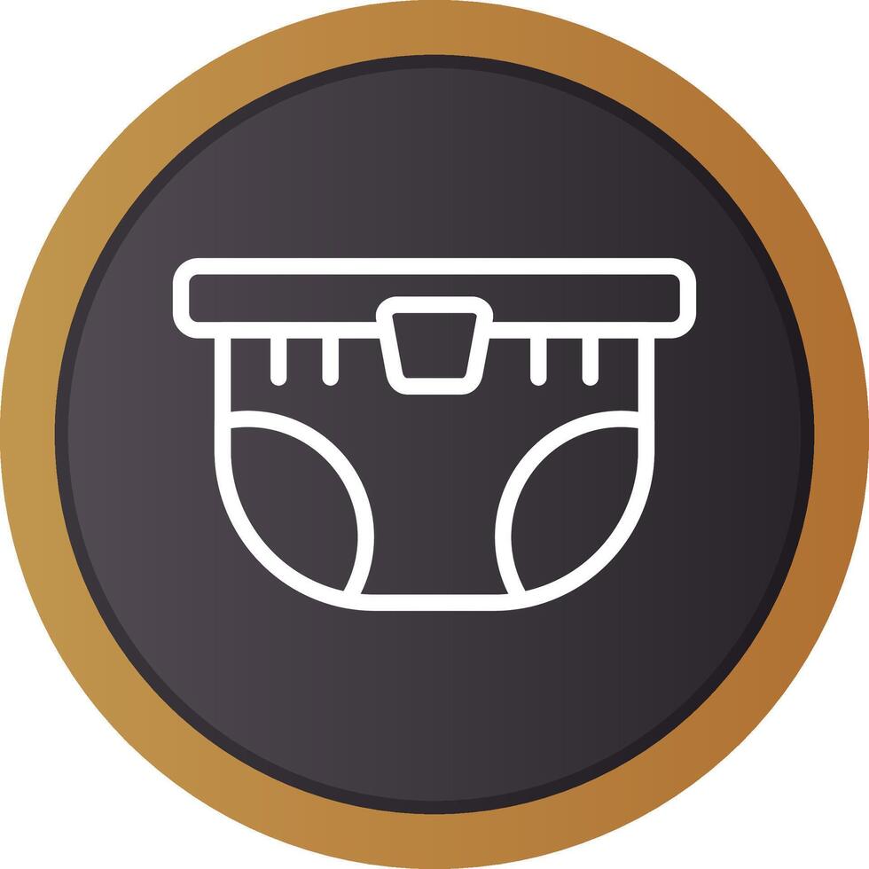 Diapers Creative Icon Design vector