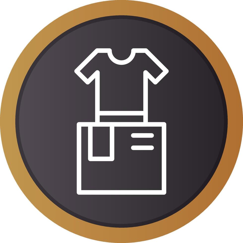 Clothes Box Creative Icon Design vector