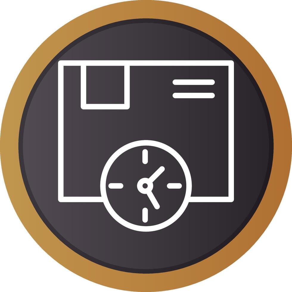 Delivery Time Creative Icon Design vector