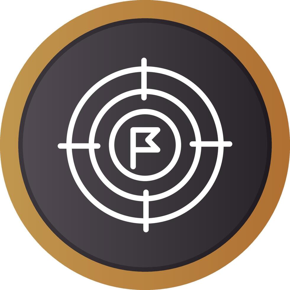 Goal Creative Icon Design vector