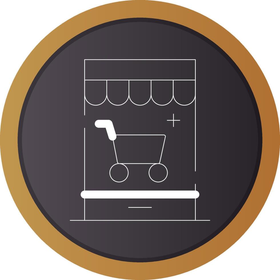 Personalized Web Store Creative Icon Design vector