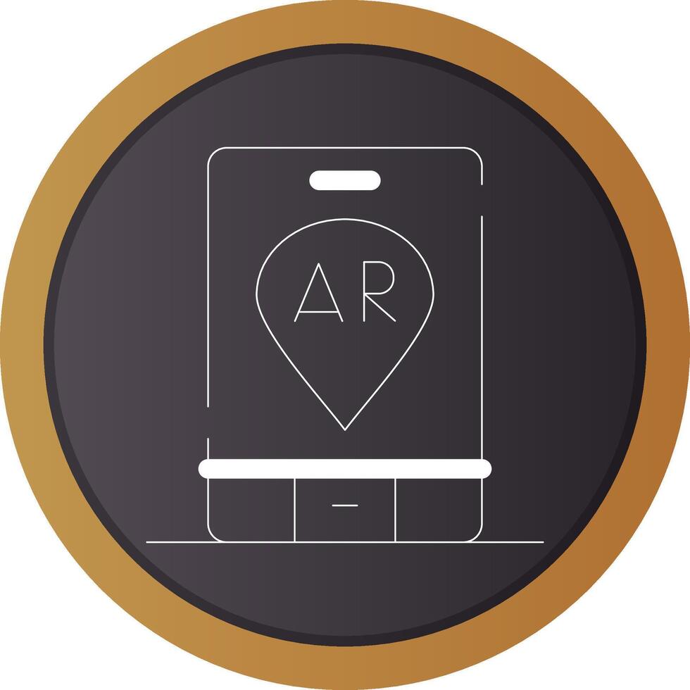 Ar Navigation Creative Icon Design vector
