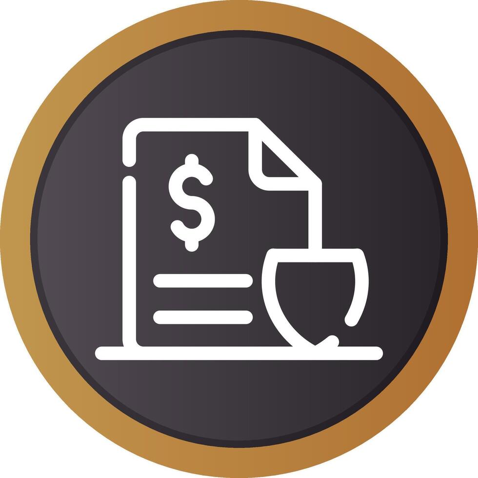 Documentation Fee Creative Icon Design vector