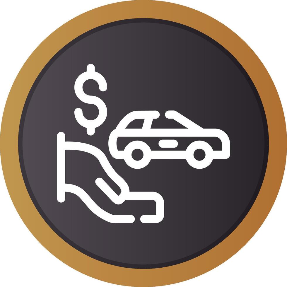 Dealer Holdback Creative Icon Design vector