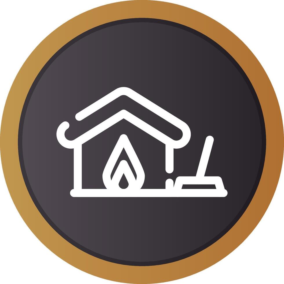 Fire Damage Cleaning Creative Icon Design vector