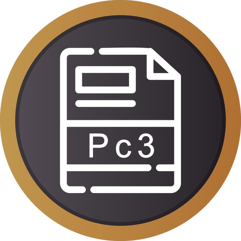 PC3 Creative Icon Design vector