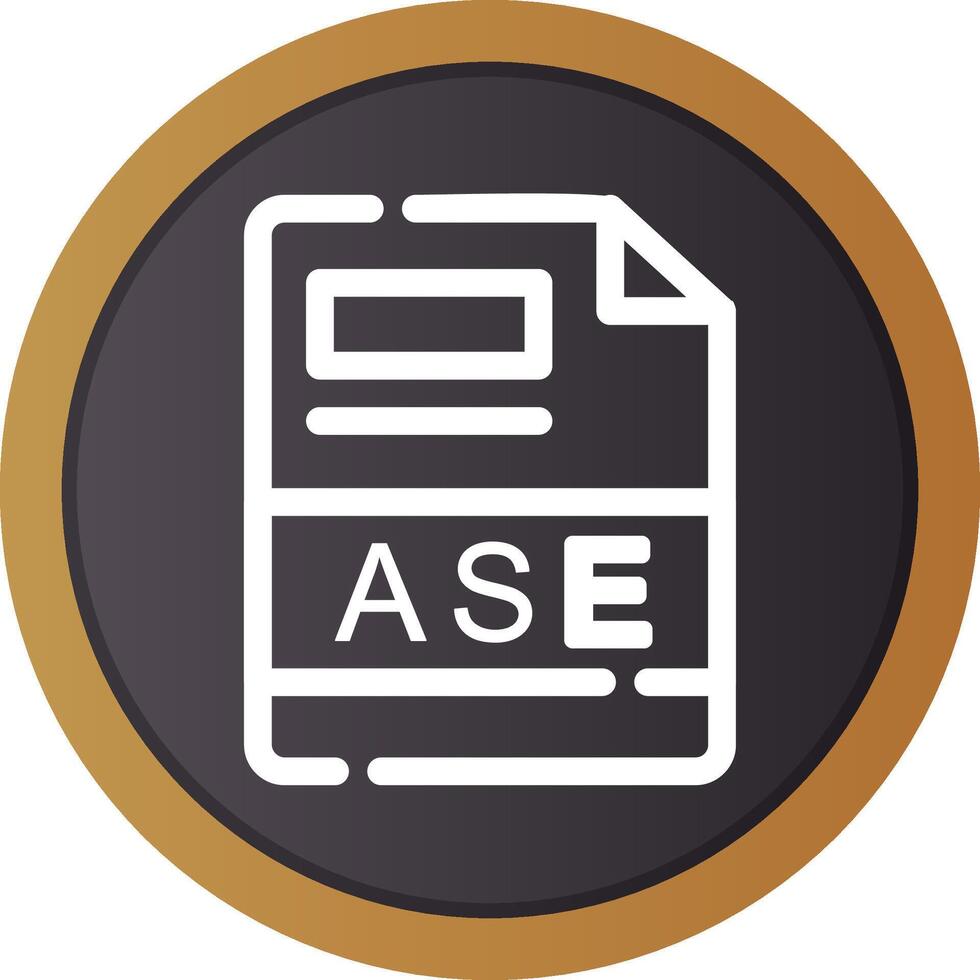 ASE Creative Icon Design vector