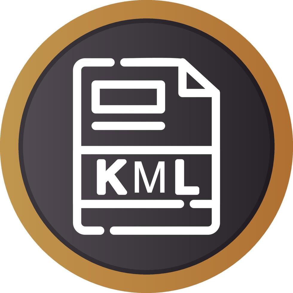 KML Creative Icon Design vector