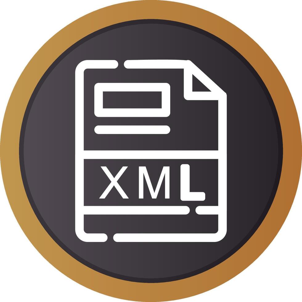 XML Creative Icon Design vector