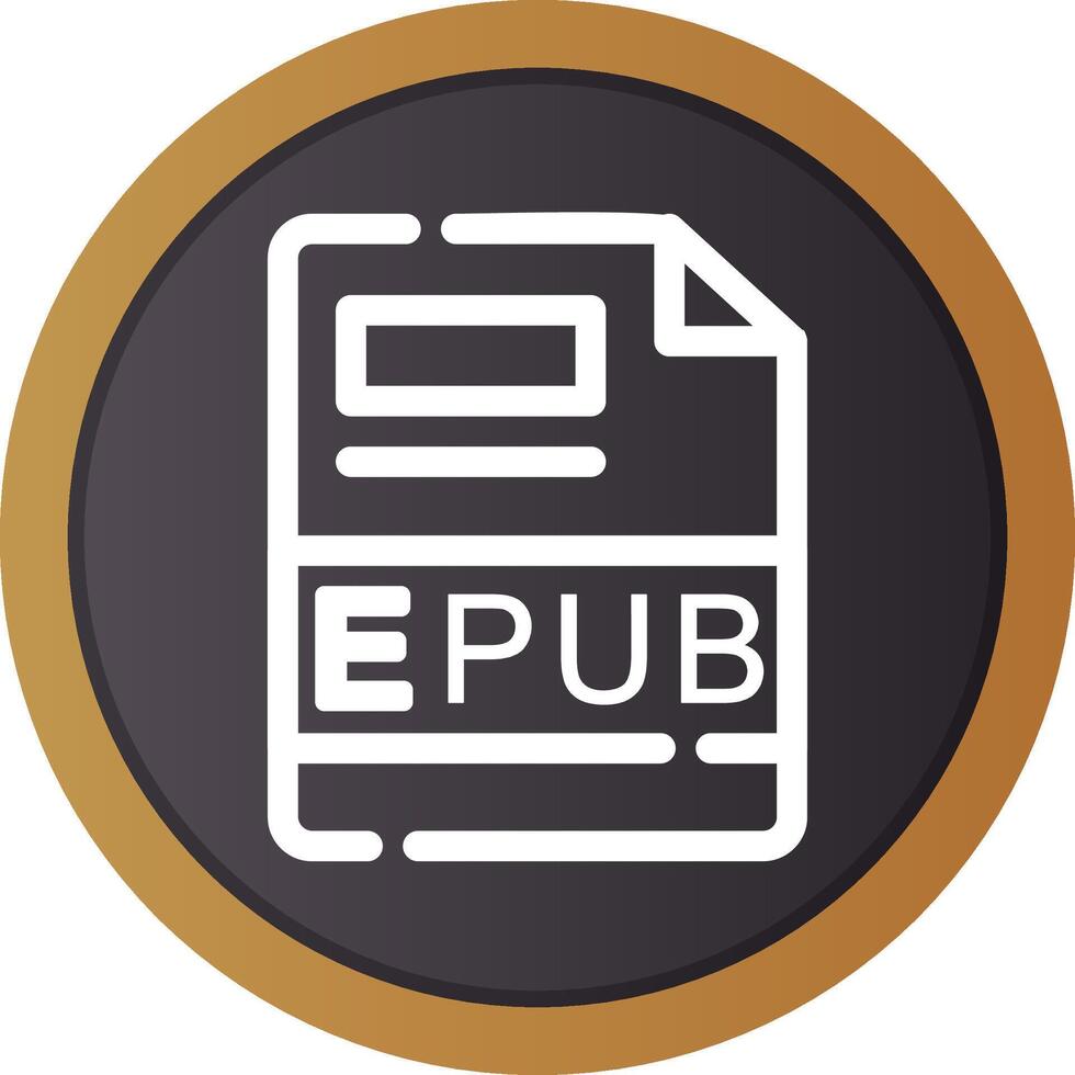 epub creativo icono diseño vector